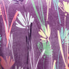 Cobertor Lila y flores multicolor  cadiz