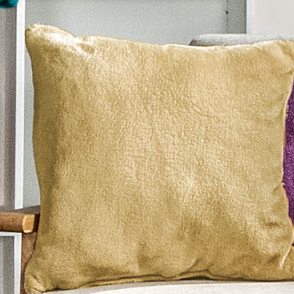 Gold Flannel Cushion